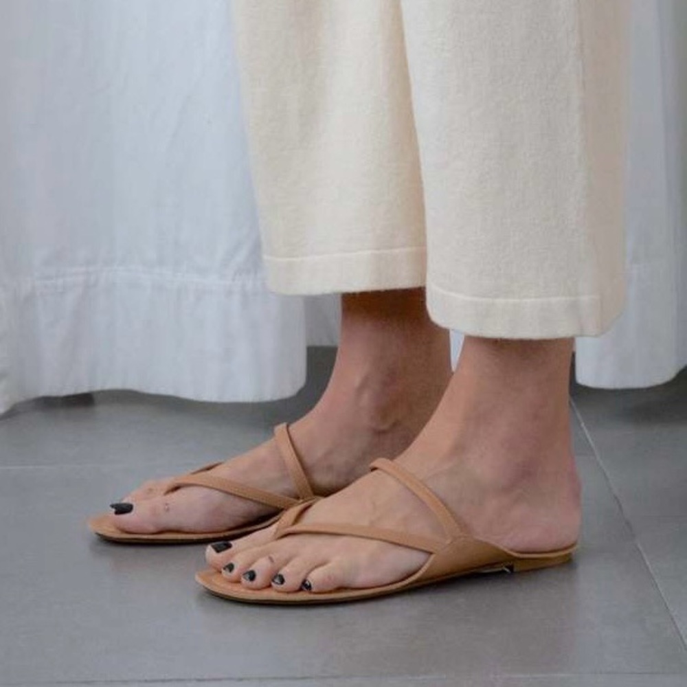 Jamie Haller The Thong Sandal in Bare, Size 40